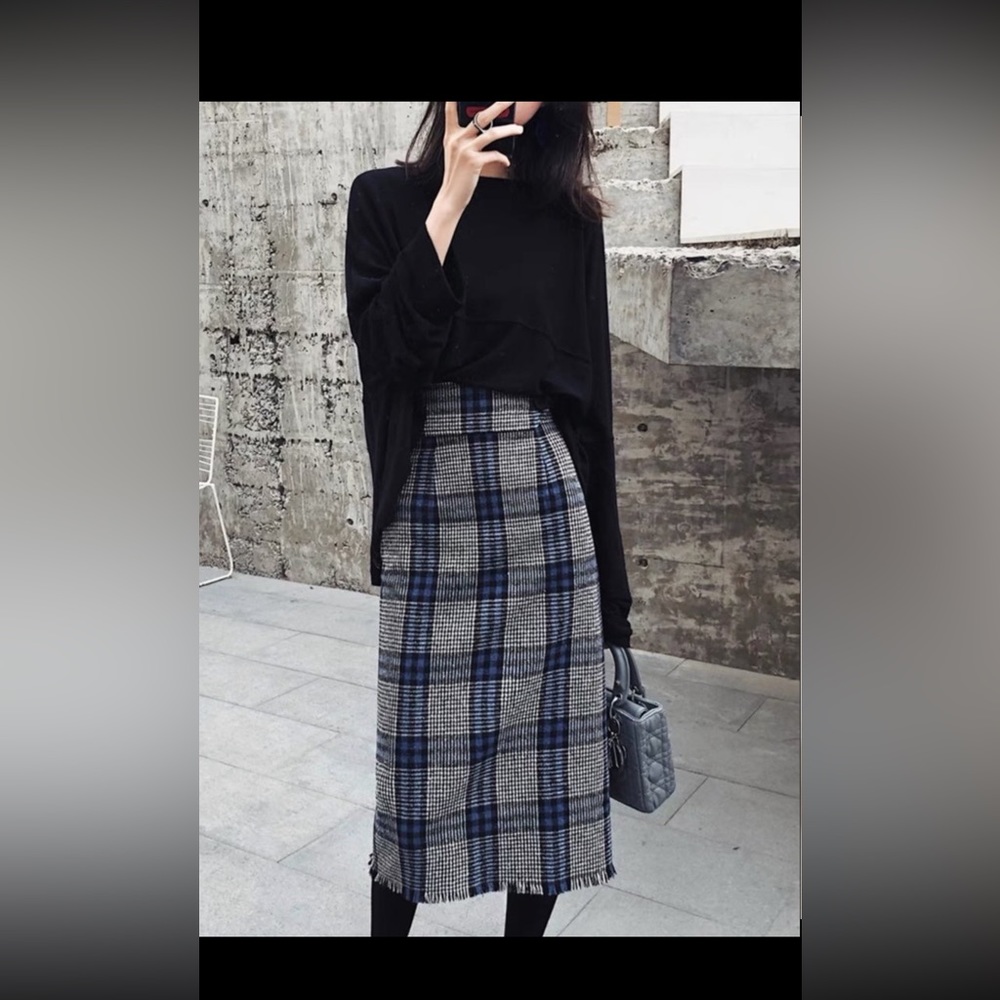 winter wool skirt